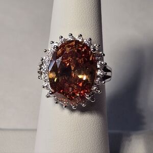 Sterling Silver Citrine Ring
